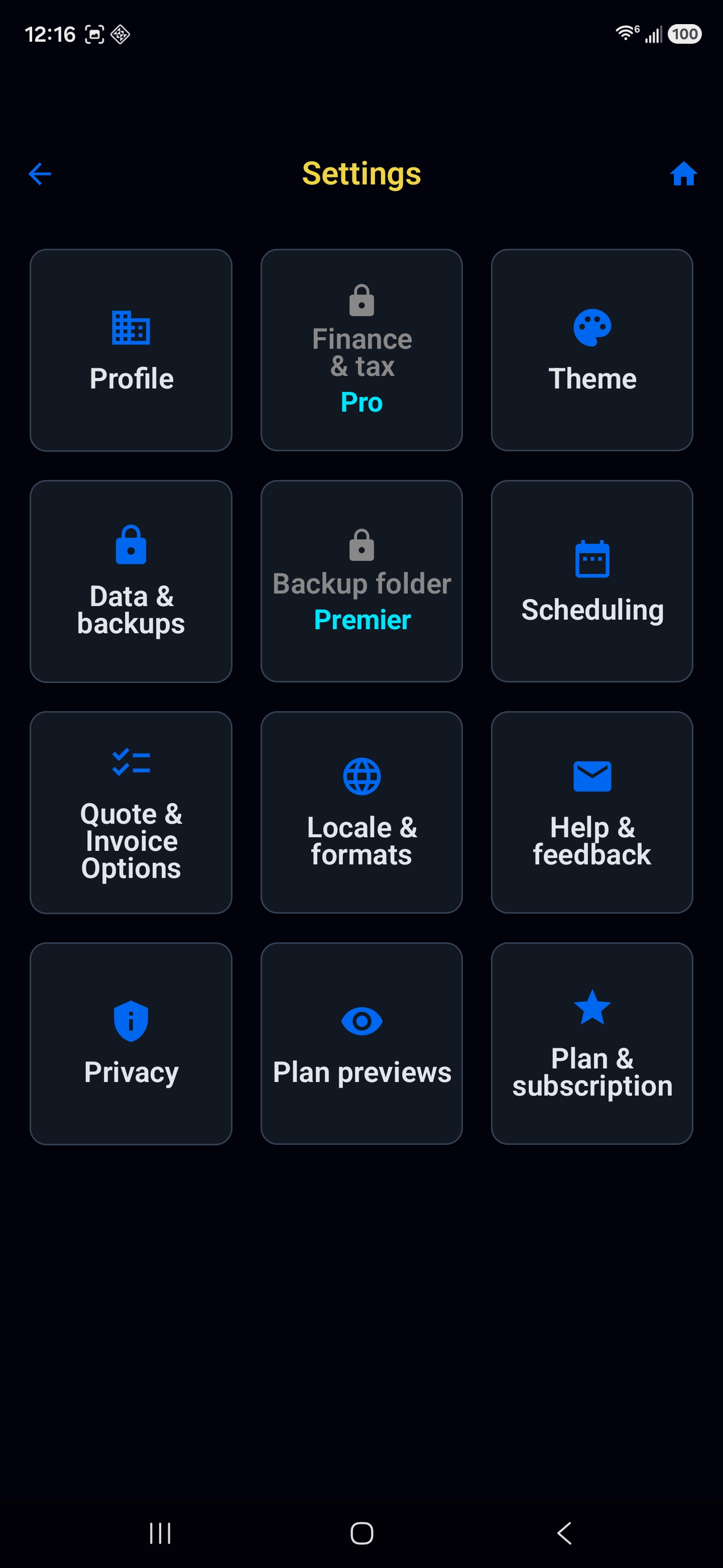 N78-Ops settings in dark theme on a Samsung Galaxy S25 Ultra